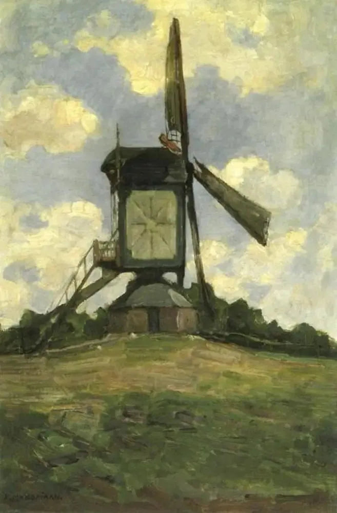 Heeswijkin mylly, sivuprofiili - Piet Mondrian