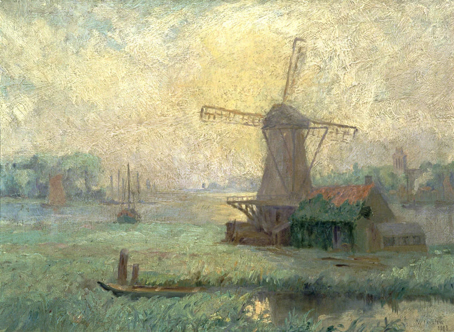 Tuulimylly, Hollanti - Maurice Galbraith Cullen