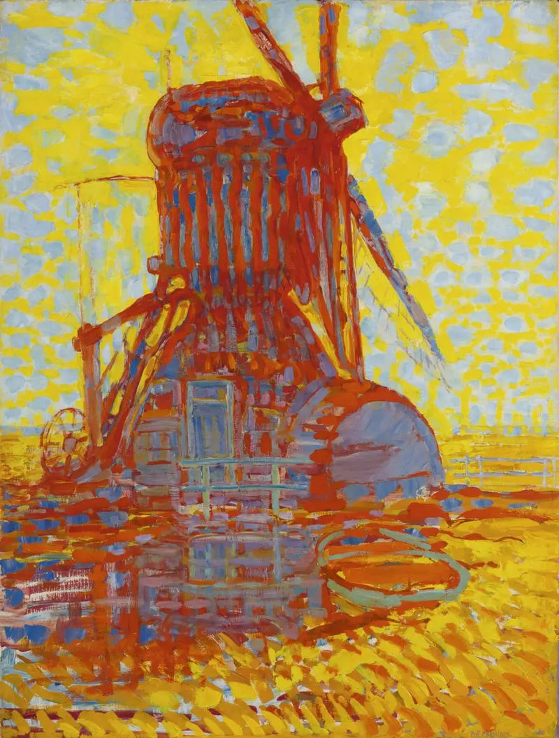 Myrskytuuli auringonvalossa - Piet Mondrian