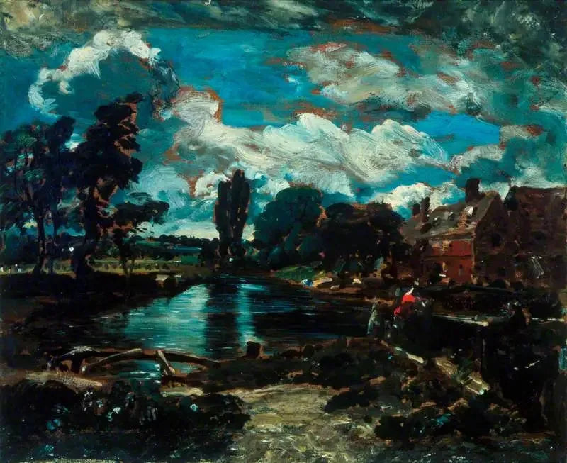 Flatfordin mylly ja Stourin sulku - John Constable
