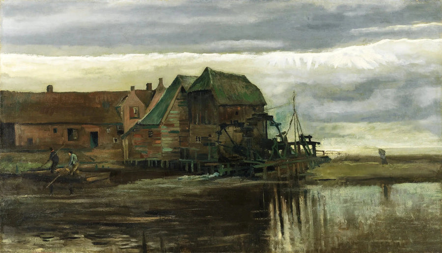 Vesimylly Gennepissä - Vincent van Gogh