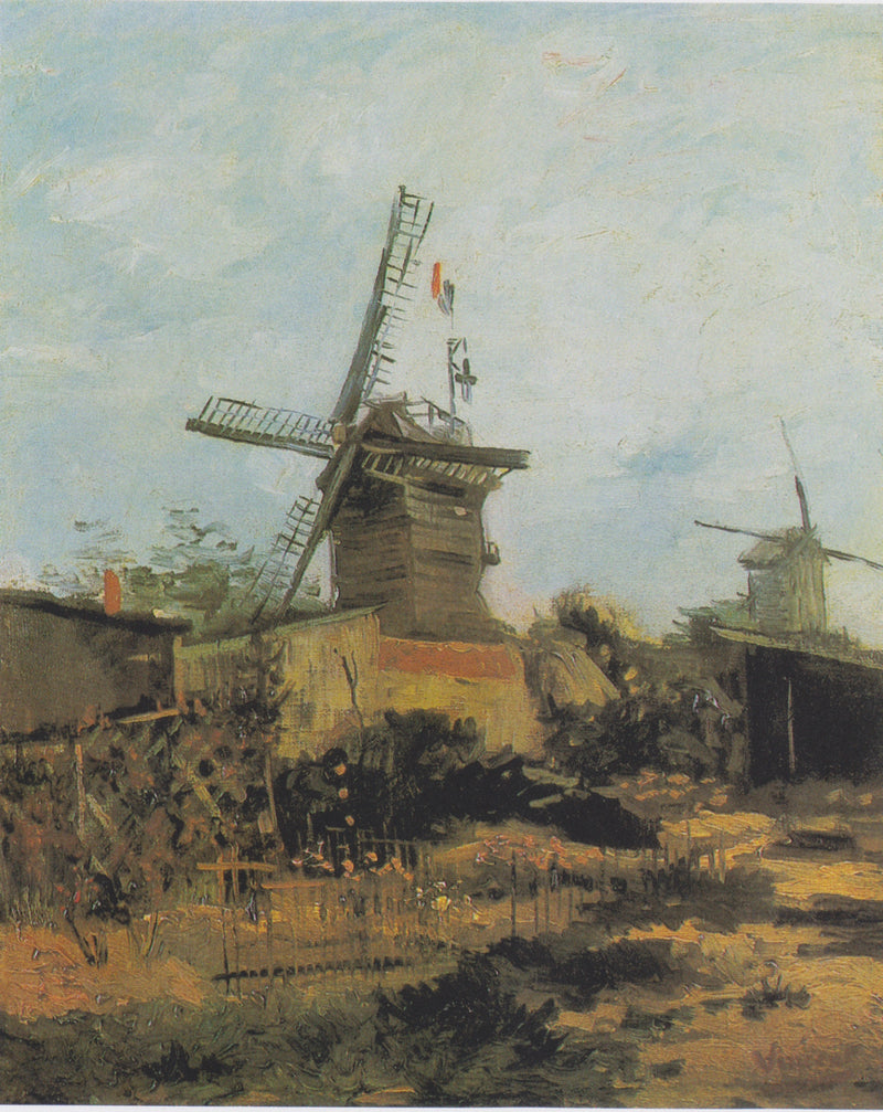 Montmartren tuulimyllyt - Vincent van Gogh
