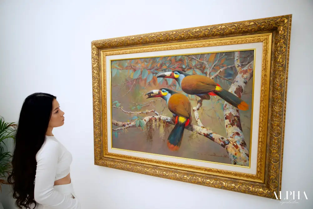 Mountain Toucan – Somchai | 60 x 90 cm Reproductions de tableaux à la peinture à l’huile