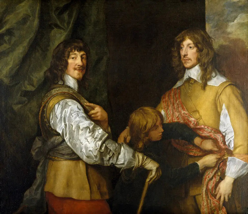 Mountjoy Blount, 1. kreivi Newport (1597-1665), herra George Goring (1608-1657) ja page - Antoine van Dyck