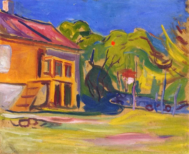 Munchin Talo Åsgardstrandissa - Edvard Munch