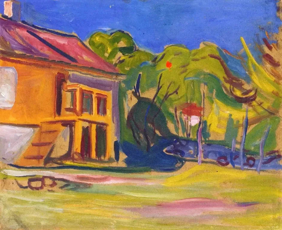 Munchin Talo Åsgardstrandissa - Edvard Munch