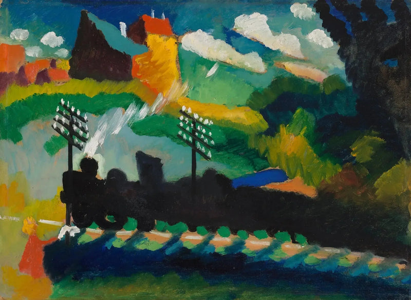 Murnau, Juna ja Linna - Vassily Kandinsky