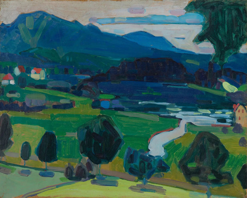 Murnau - Näkymä Staffelseelle - Vassily Kandinsky