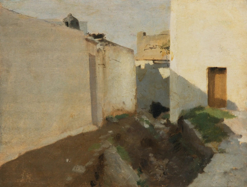 Valkoiset seinät auringossa, Marokko - John Singer Sargent