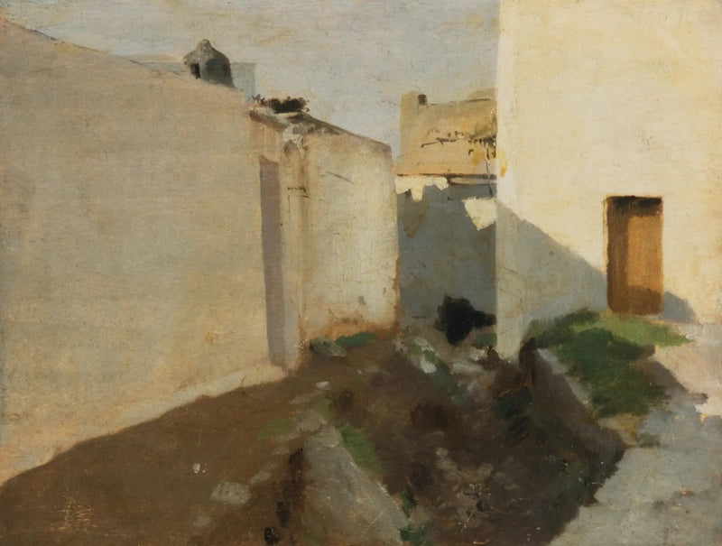 Valkoiset seinät auringossa, Marokko - John Singer Sargent