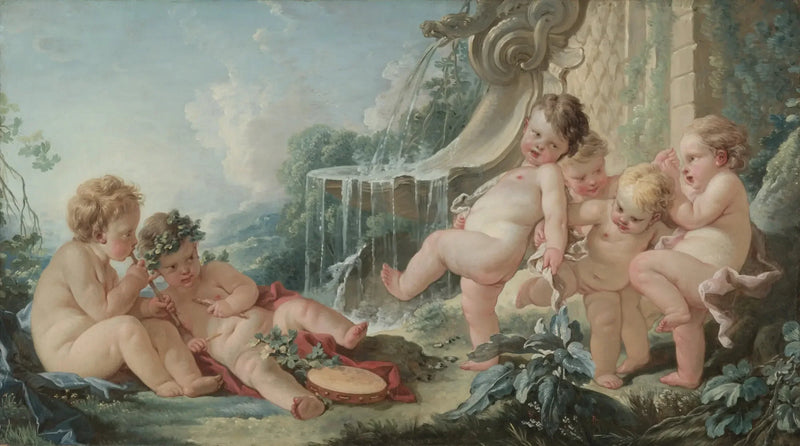 Musiikki, tanssi ja rakastavaiset salaliitossa - François Boucher