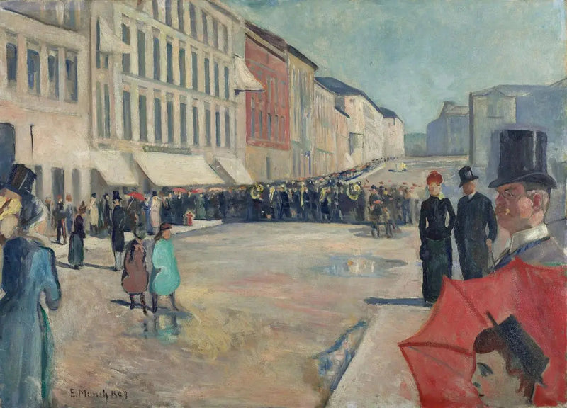 Musiikkia Karl Johanista - Edvard Munch