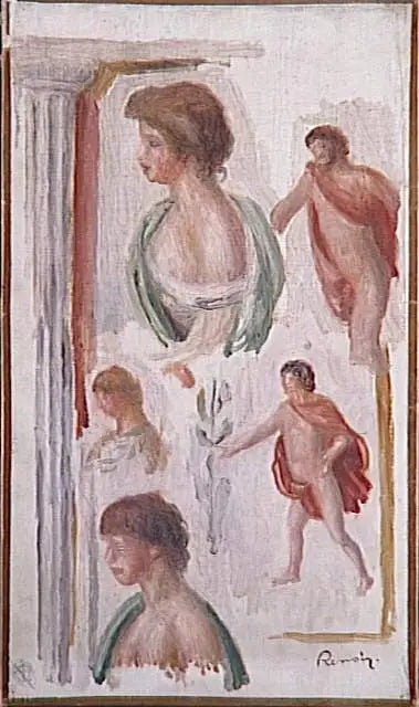 Mytologia, antiikin tragedian hahmot - Pierre-Auguste Renoir