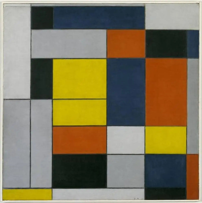 Nro VI / Koostumus Nro II - Piet Mondrian