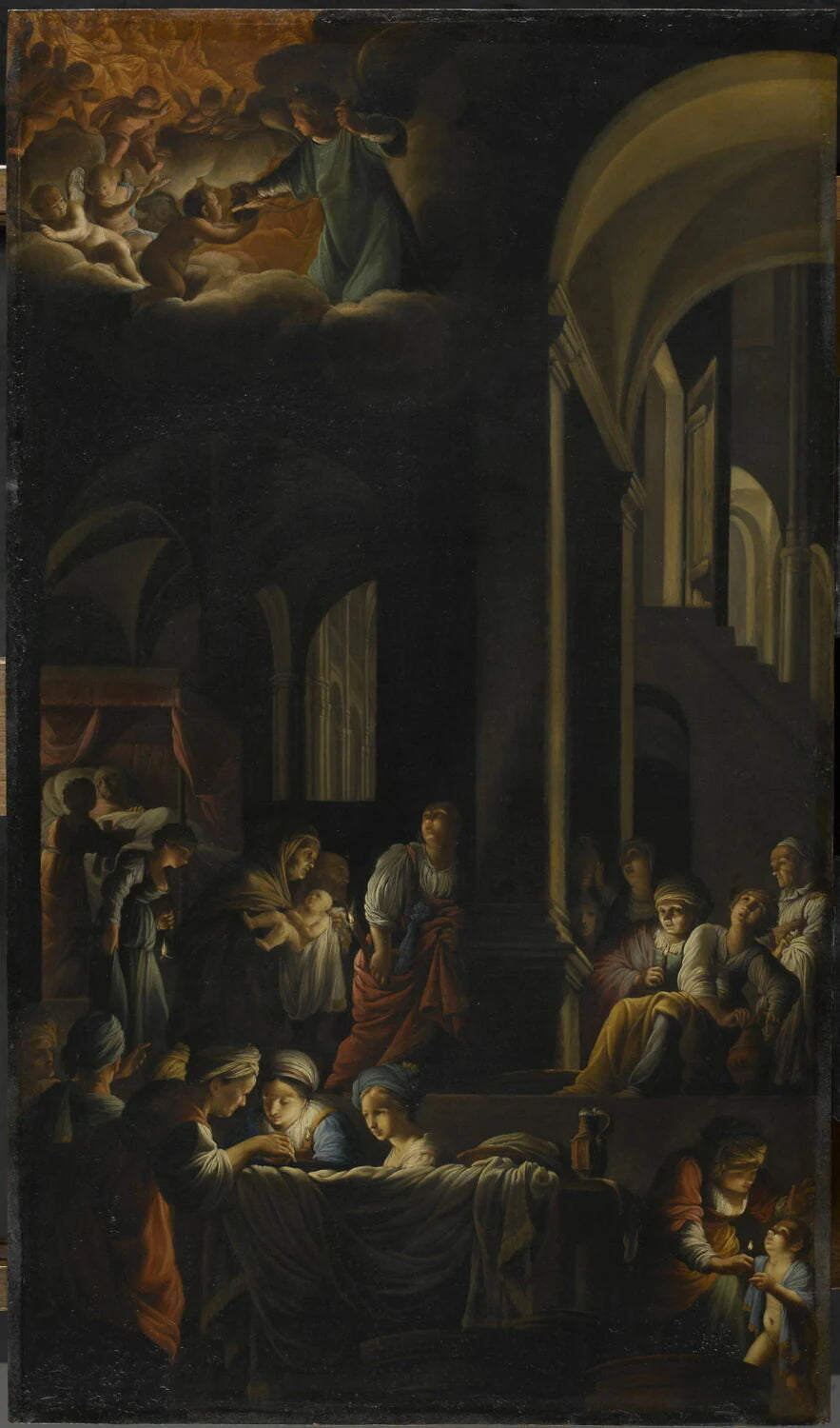 La Naissance de la Vierge - Carlo Saraceni