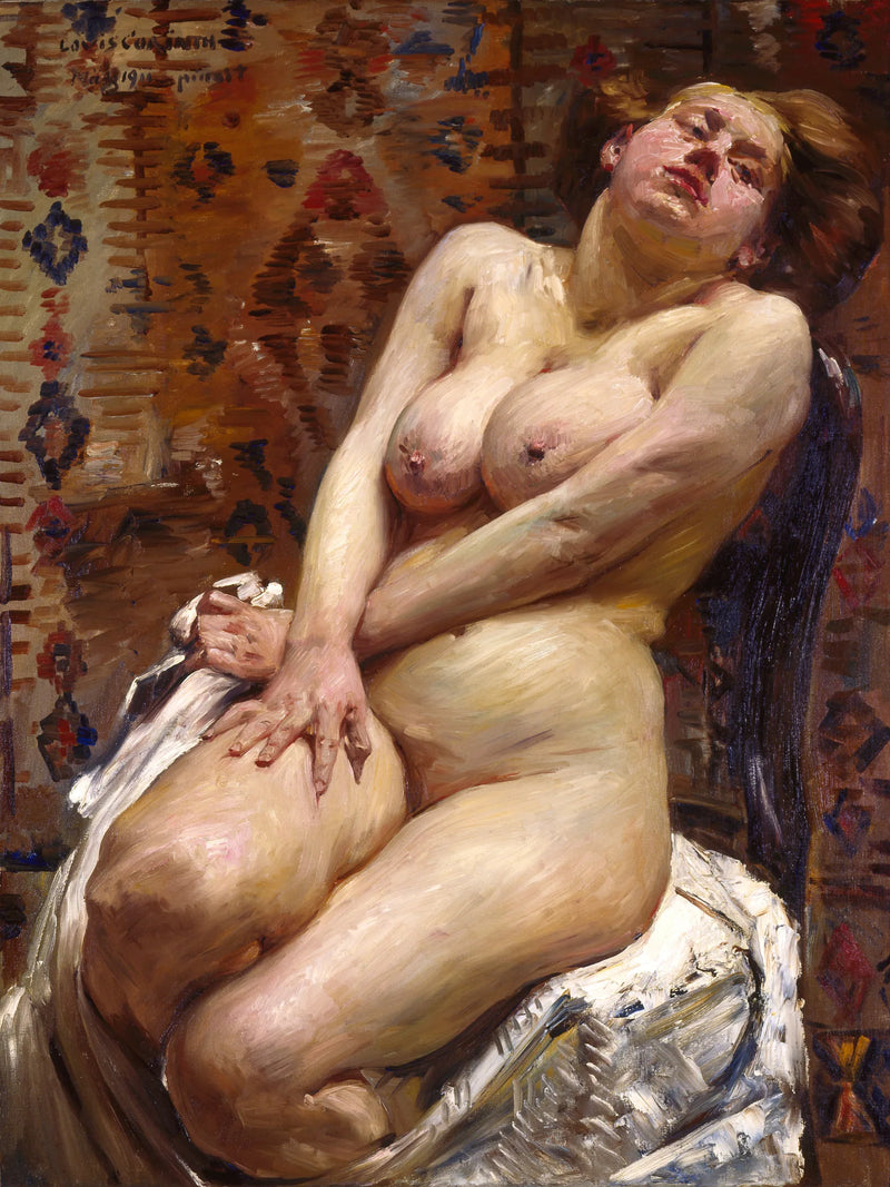 Nana, nainen alaston - Lovis Corinth
