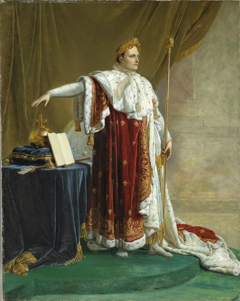 Napoléon I puvussa pyhitettynä - Anne-Louis Girodet