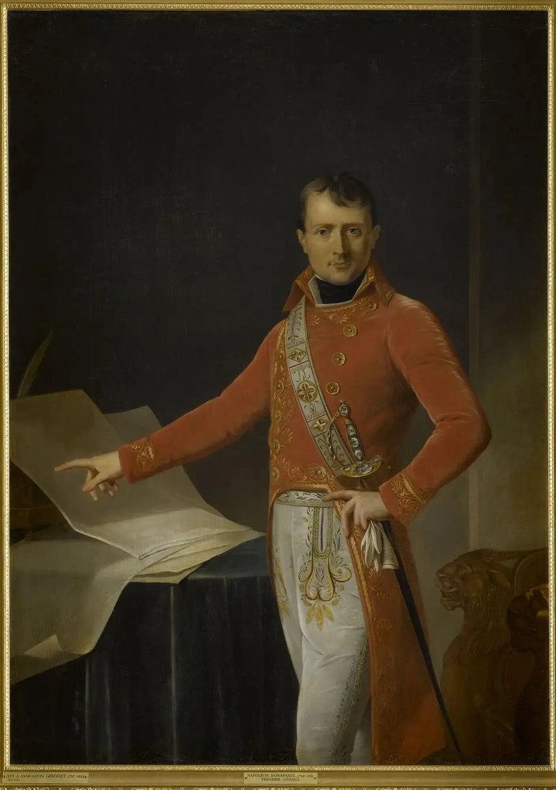 Napoleon Bonaparte silloin ensimmäinen konsuli - Anne-Louis Girodet