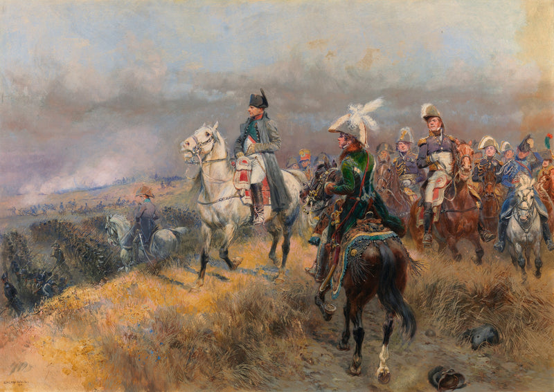 Napoleon ja joukot - Édouard Detaille