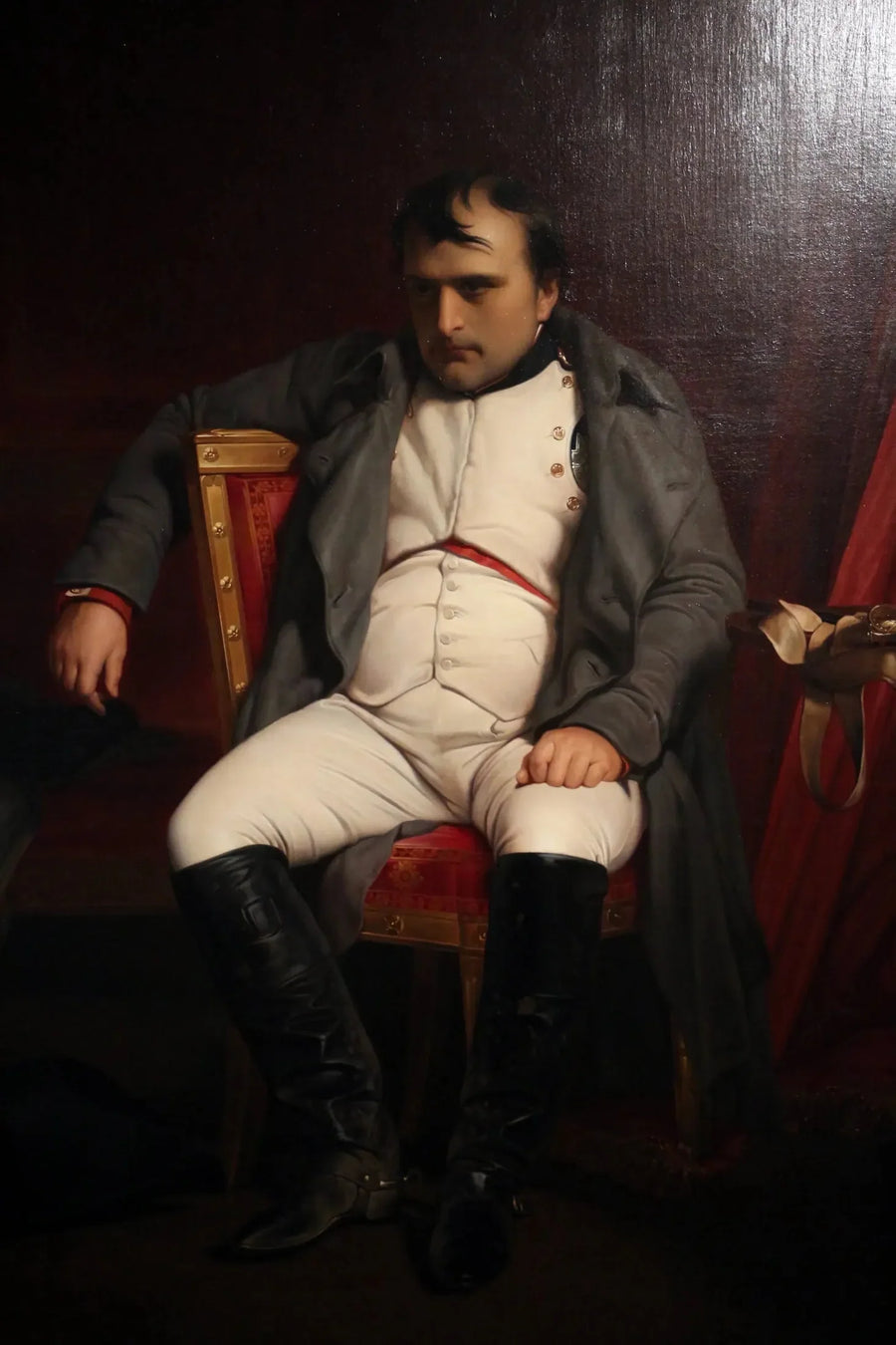 Napoleon I Fontainebleaussa 31. maaliskuuta 1814 - Paul Delaroche