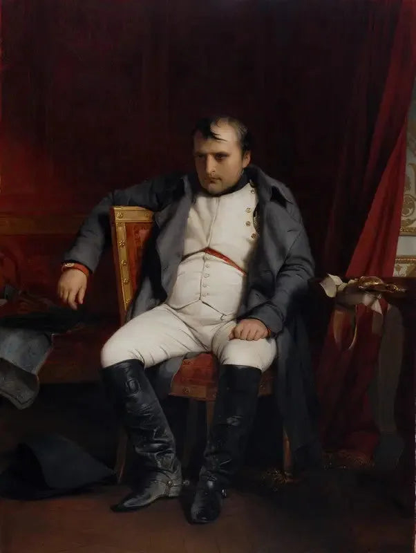 Napoleon I Fontainebleaussa 31. maaliskuuta 1814 - Paul Delaroche