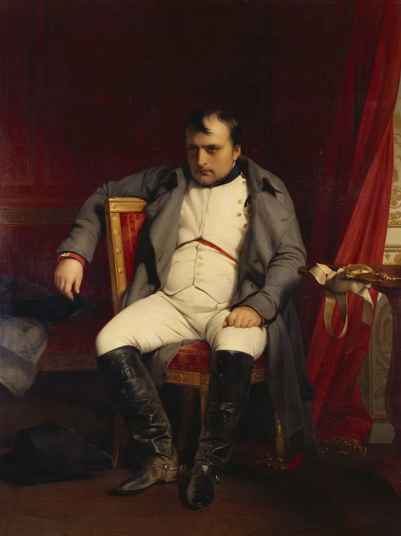 Napoleon I Fontainebleaussa 31. maaliskuuta 1814 - Paul Delaroche