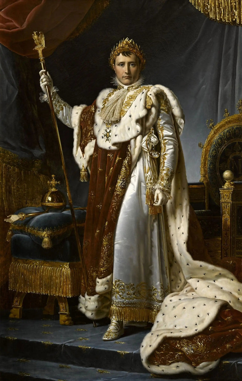 Napoleon I:n pukussa kruunajaisseremoniassa - François Gérard