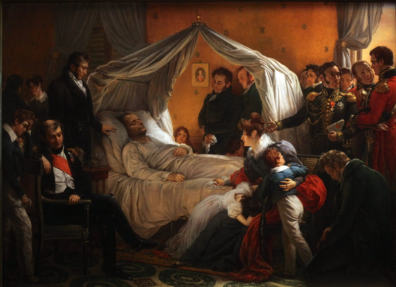 Napoléon sur son lit de mort - Charles de Steuben