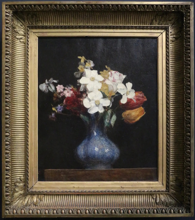 Narcissit ja tulppaanit - Henri Fantin-Latour