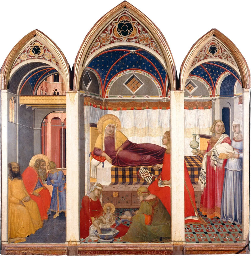 Neitsyt Marian syntymä - Pietro Lorenzetti