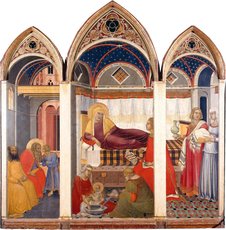 Neitsyt Marian syntymä - Pietro Lorenzetti