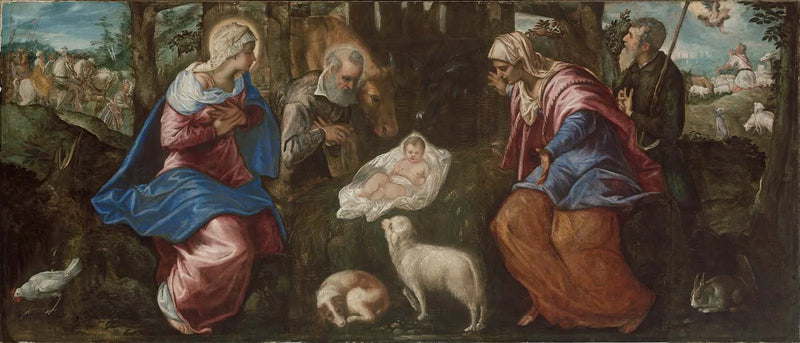 Syntymä - Jacopo Tintoretto