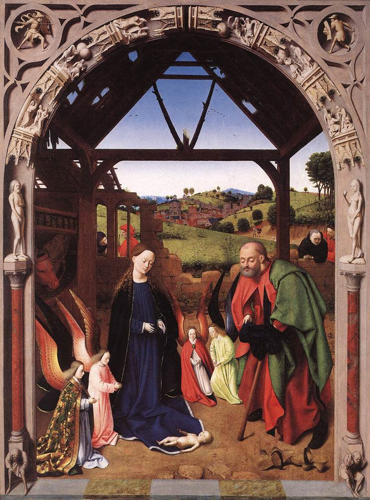 Syntymä - Petrus Christus