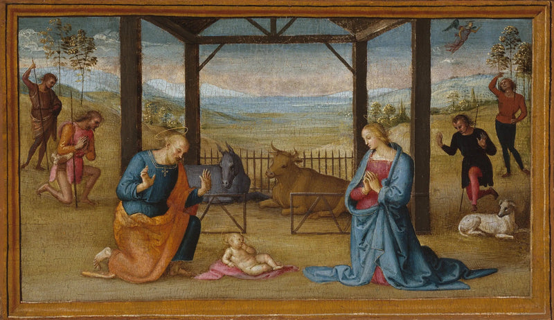Syntymä - Pietro Perugino