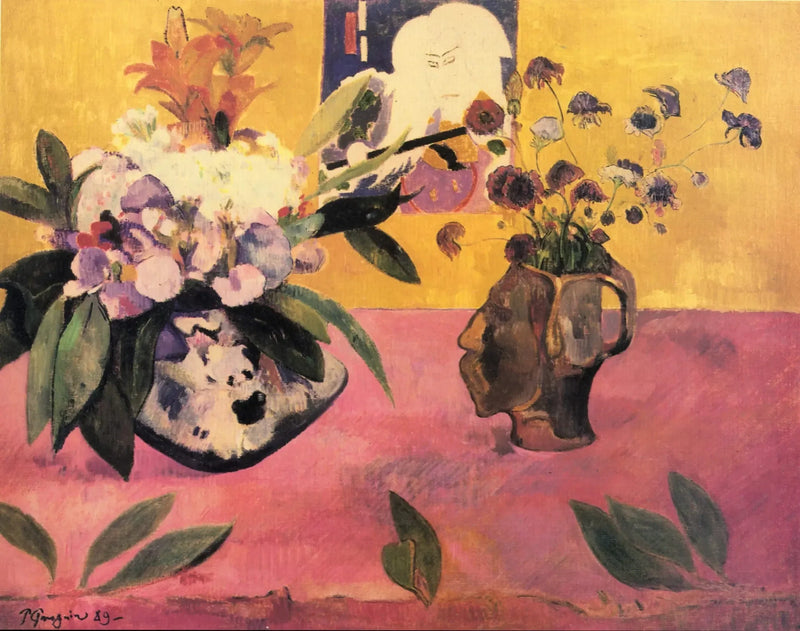 Japanilaisen grafiikan still-elämä - Paul Gauguin
