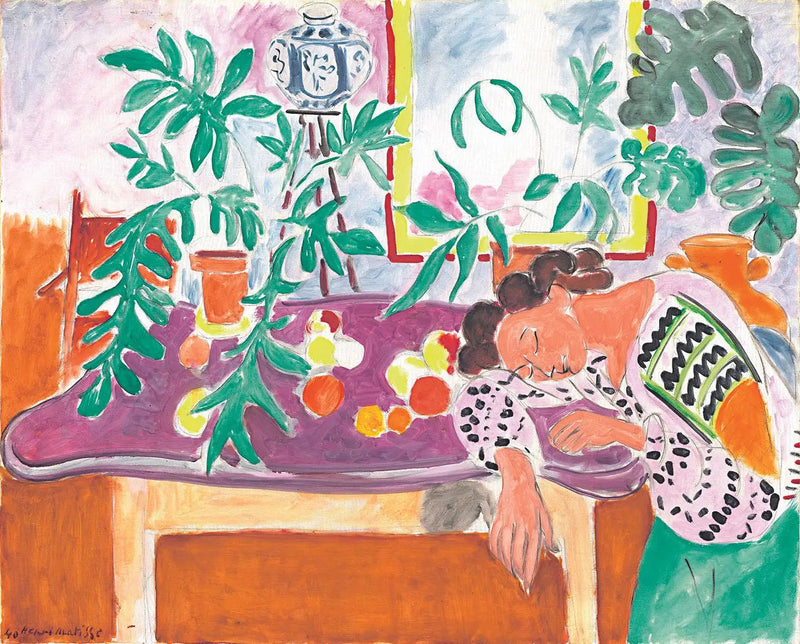 Still Life with a Sleeping Woman - Henri Matisse