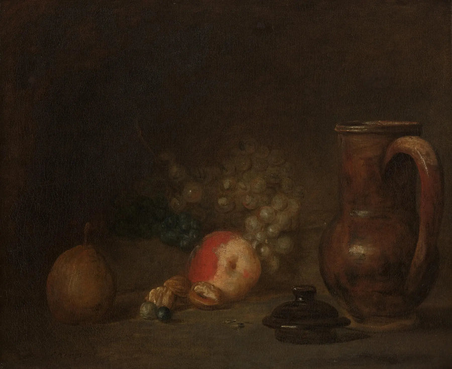 Still life with a terracotta jar - Jean Siméon Chardin