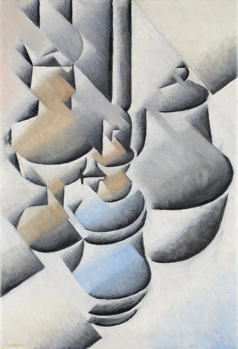 Still life with lamp - Juan Gris