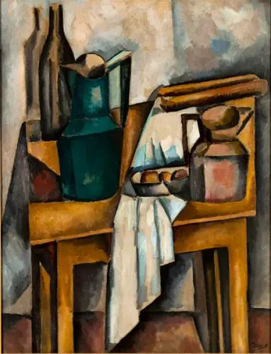Still life pöydällä - André Derain