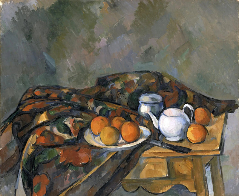 Kuolemanluonto teekannun kanssa - Paul Cézanne