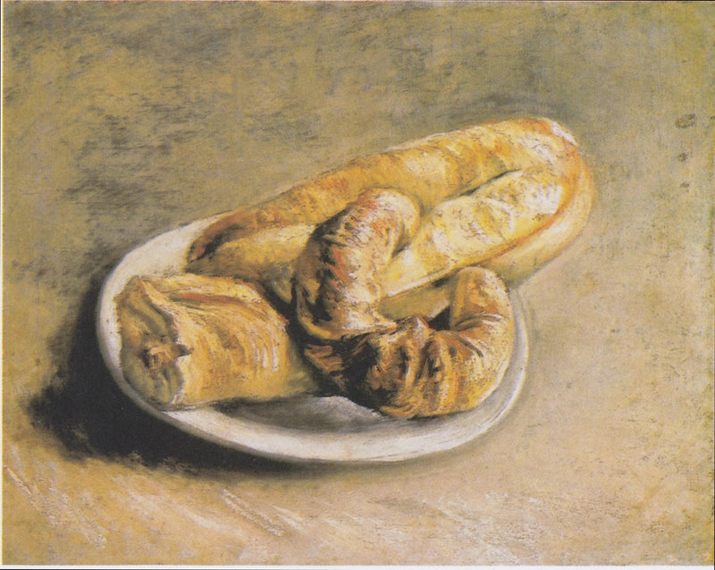 Kuolema-asetelma, lautanen leivällä - Vincent van Gogh