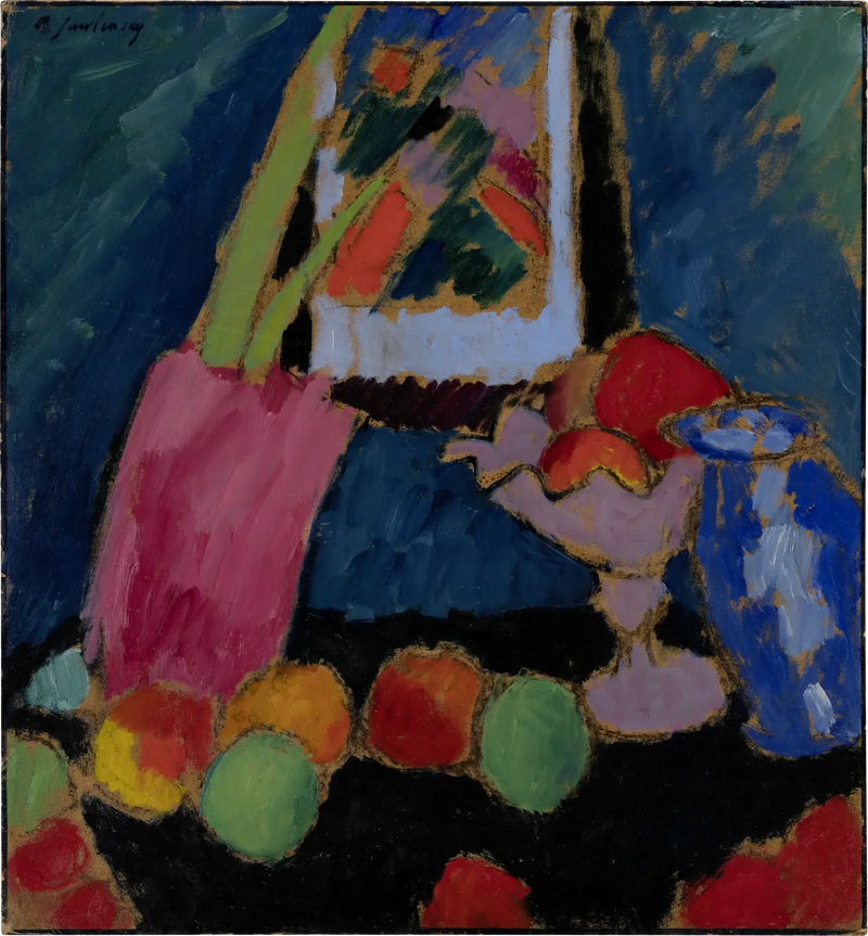 Violetin kulhoasetelma - Alexej von Jawlensky