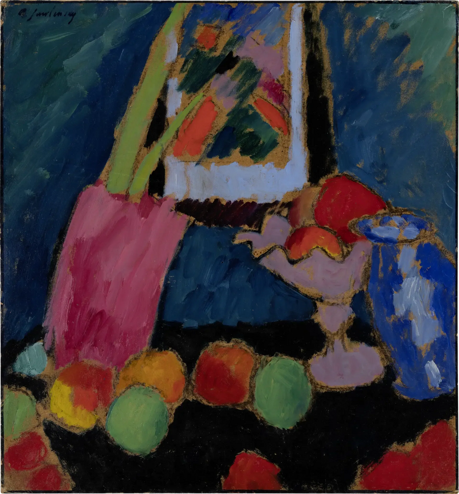 Violetin kulhoasetelma - Alexej von Jawlensky