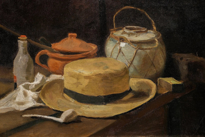 kuollut luonto olkihattu - Vincent van Gogh