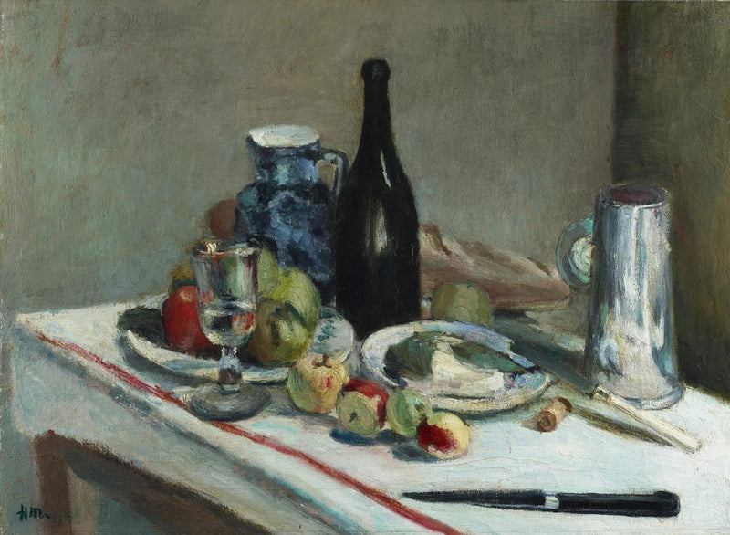Musta veitsellä varustettu still-elämä - Henri Matisse