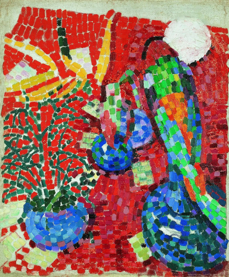 Kuollut luonto papukaijalla - Robert Delaunay