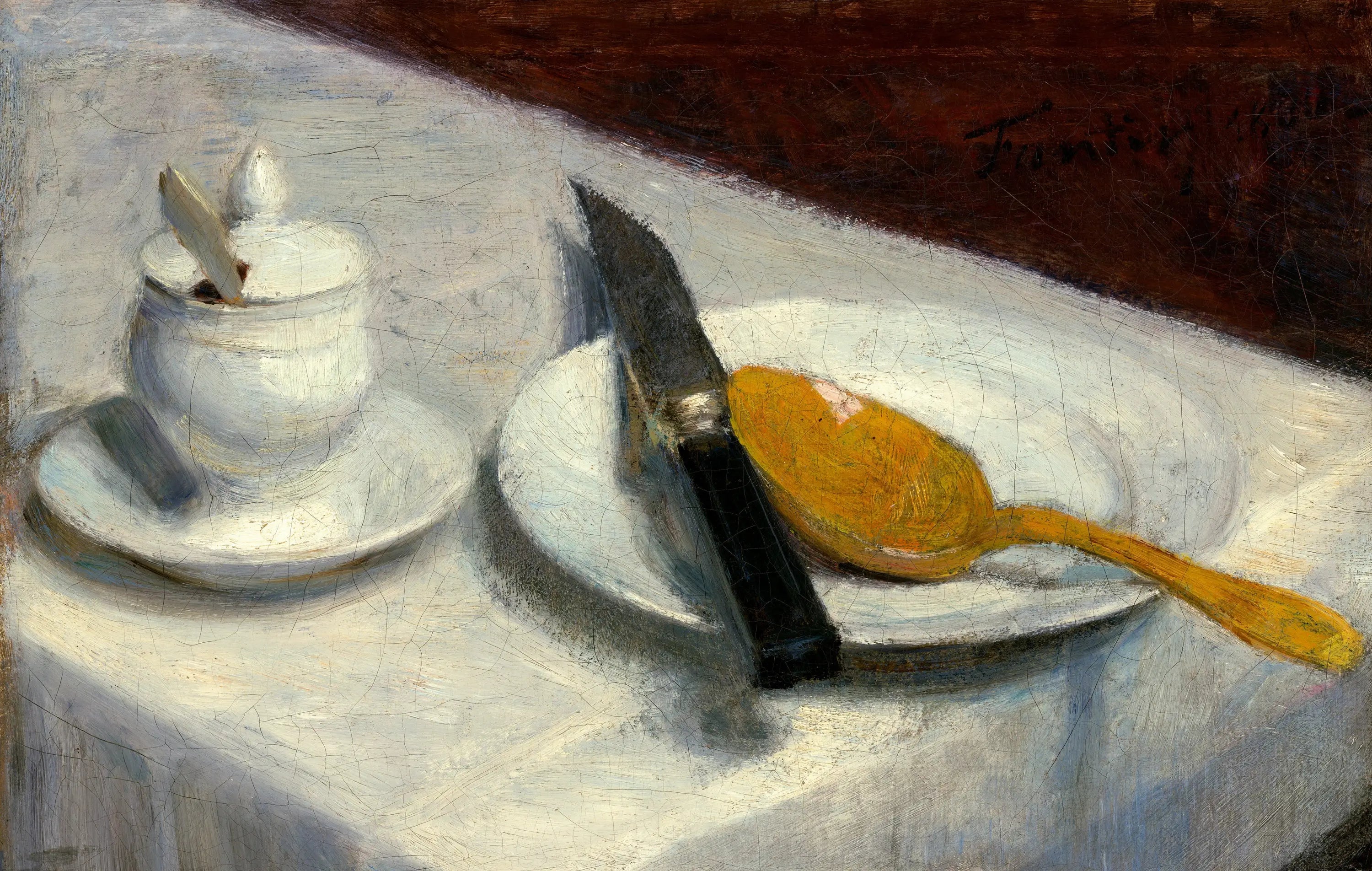 Nature morte au pot de moutarde - Henri Fantin-Latour - Alpha Reproduction