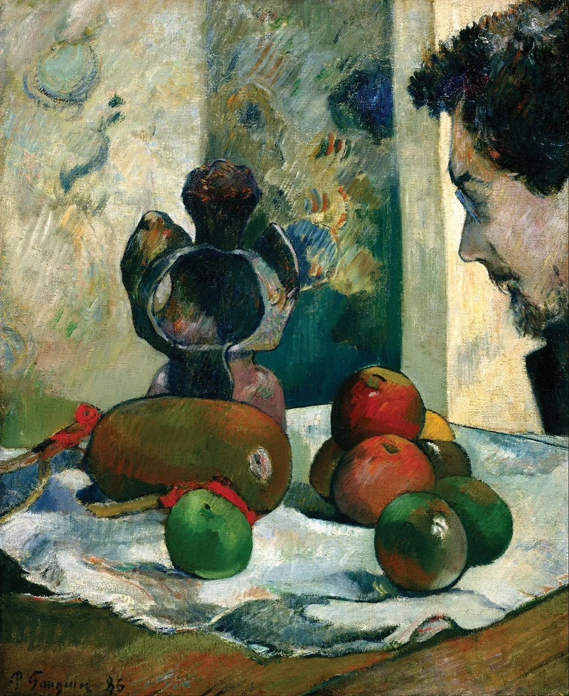 Lavalin profiililla oleva stillife - Paul Gauguin