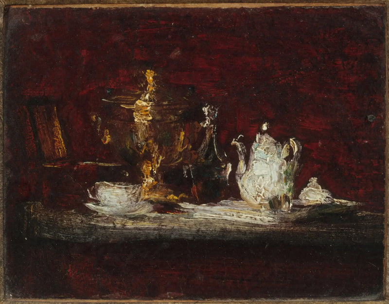 Still life with samovar - Henri Fantin-Latour