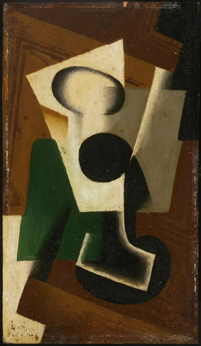 Still life with glass - Juan Gris